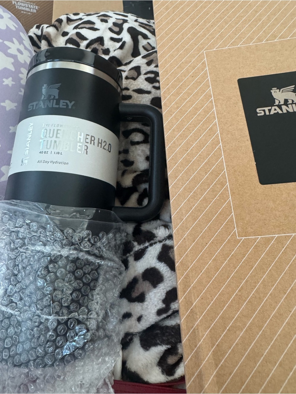 Stanley Matte Black Travel Tumbler with Silver Trim
